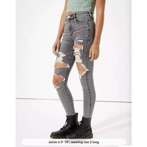 AE NE(X)T LEVEL SUPER HIGH-WAISTED JEGGING Lighting Gray